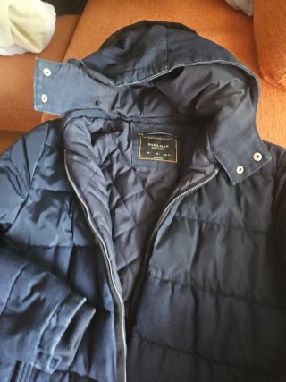 Abrigo Zara Hombre Azul