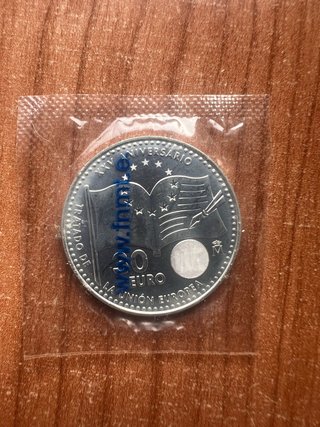 Moneda Plata 30€ España 2017 Felipe VI y Letizia