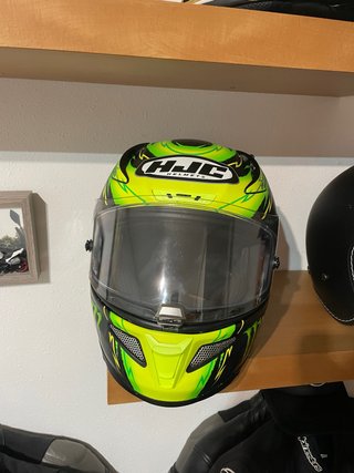 Casco Moto HJC Amarillo