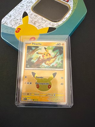 Carta Pokémon Pikachu 19/30 del 30 Aniversario