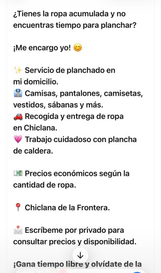 Servicio de planchado a domiciio Chiclana