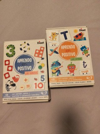 Juegos Diset Aprendo en Positivo Números y Letras
