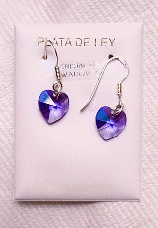 PENDIENTES PLATA/CRISTAL SWAROVSKY