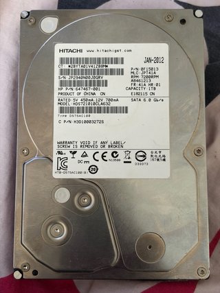 Disco Duro HDD 1TB Hitachi