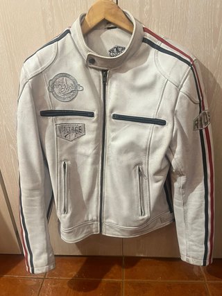 Cazadora Cuero Spirit Motors Retro Style 3.0