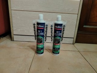 2x10 2 Cartuchos Anclaje Químico Quilosa EV 1