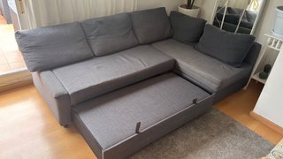 Sofá cama IKEA FRIHETEN gris
