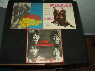 Lote 6 Vinilos Beatles EP's y Singles