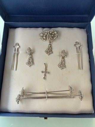 Aderezo Fallera Plata Niña