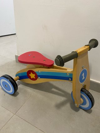 Bicicleta Triciclo Infantil Madera