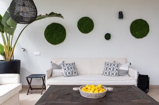 Conjunto de terraza con mesa de madera