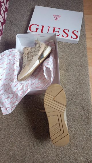 Deportivas Guess Mujer Beige