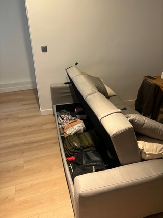 Divano Letto 3 Posti Grigio