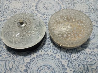 Lámparas de techo vintage cristal