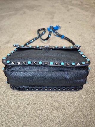 Mala Valentino Preta com Tachas