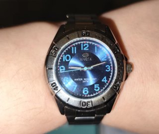 Reloj Marea Hombre Plateado y Azul en garantía