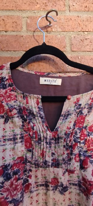 Vestido Meisie floral talla L