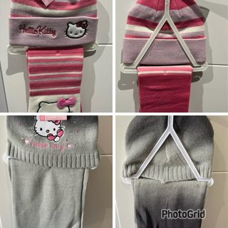 Conjunto Gorro y Bufanda Hello Kitty Niña