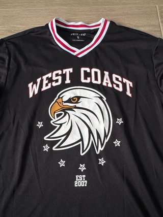 Camiseta estilo fútbol americano West Coast L