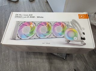EK Nucleus AIO CR360 Lux D-RGB White