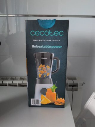 Batidora de Vaso Cecotec Power Black Titanium