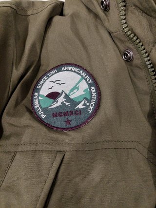 Blusão Pull&Bear Verde Tamanho L