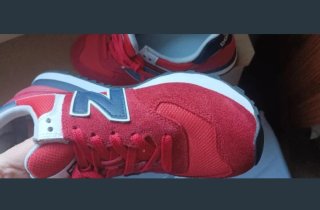 Zapatillas New Balance 574 Rojas Talla 39.5