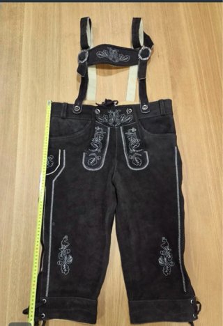 Pantalón Lederhosen Bavarois Hombre Talla M