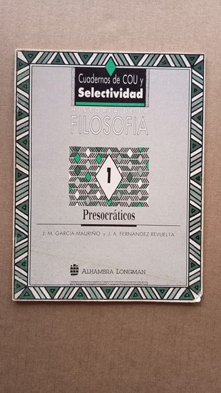 Historia de la filosofía