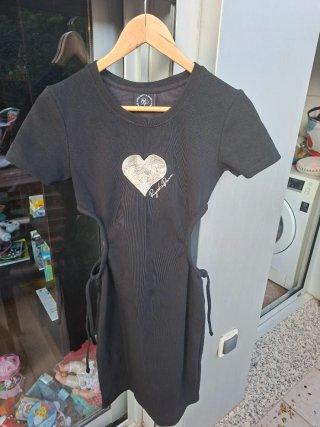 Vestido Negro Project X Paris Talla 40