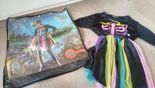 Disfraz Calavera Niña Halloween 5-6 años