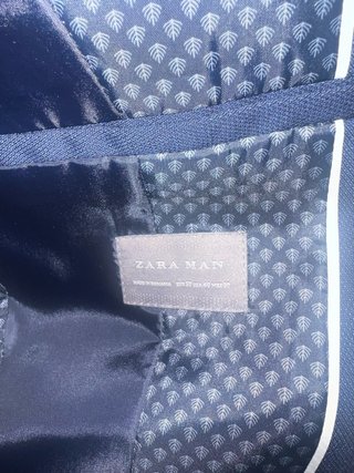 Traje Zara Azul Talla 50/46