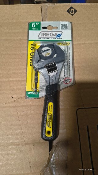 Llave inglesa ajustable IREGA 6" Ergo Top