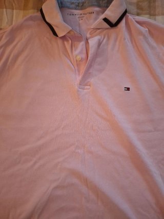 Polo Tommy Hilfiger Rosa Talla L