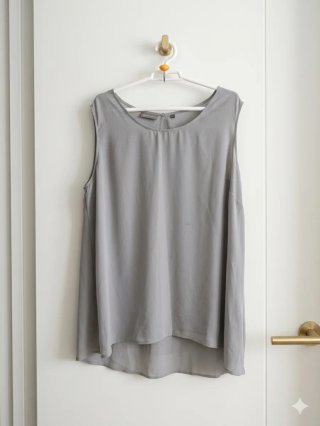 Blusa Gris Talla XXL