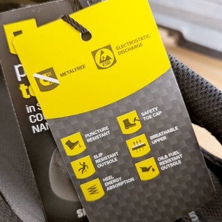 Sandalias Zapato Seguridad puntera sin metal T 40