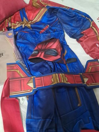 Disfraz Capitana Marvel Talla 8-10 Años