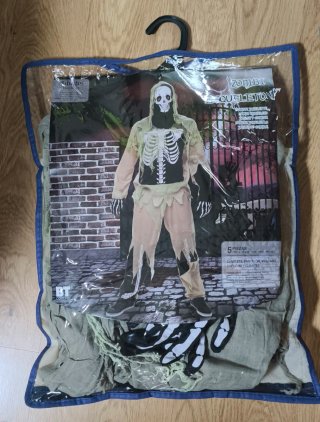 Disfraz Zombie Esqueleto Talla Única