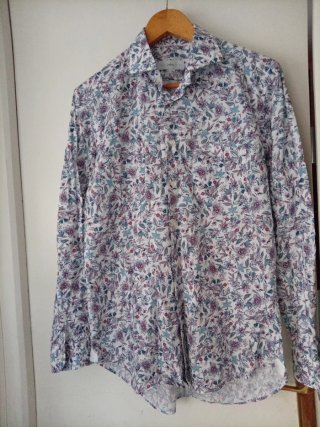 Camisa de vestir estampada Talla L