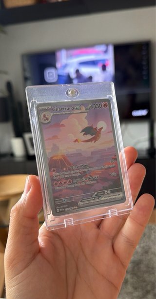 Carta Pokémon Charizard 151 ex 199/165 INGLES