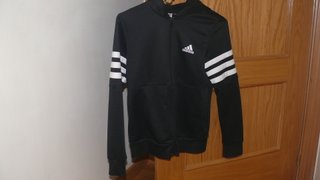 Chaqueta chándal Adidas negra  talla 152 (11-12y)