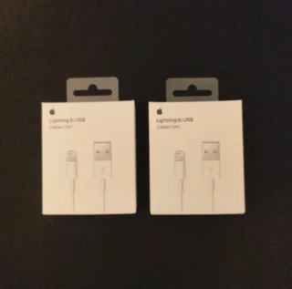 2 Cables iPhone usb