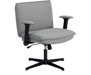 Silla de escritorio ergonómica HOMCOM gris