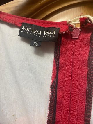 Vestido de flamenca volantes lunares