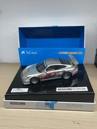 Scalextric Porsche 911 GT3 Cup La Caixa