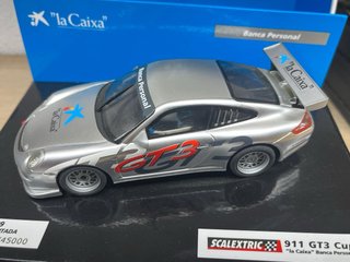 Scalextric Porsche 911 GT3 Cup La Caixa