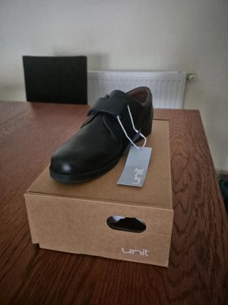 Zapatos escolares velcro azul marino talla 36
