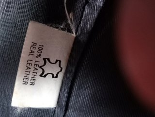 Chaqueta de cuero Negra