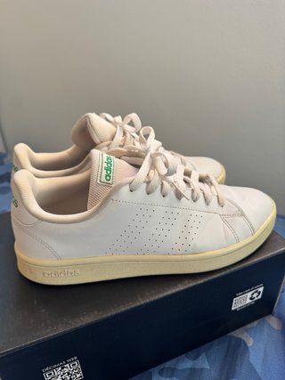 Zapatillas Adidas Blancas y Verdes