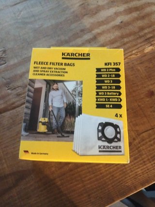 3 Bolsas de Filtro Kärcher KFI 357